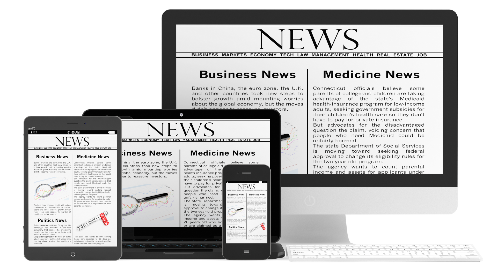 Your newspaper goes to press on time. Even without an in-house designer