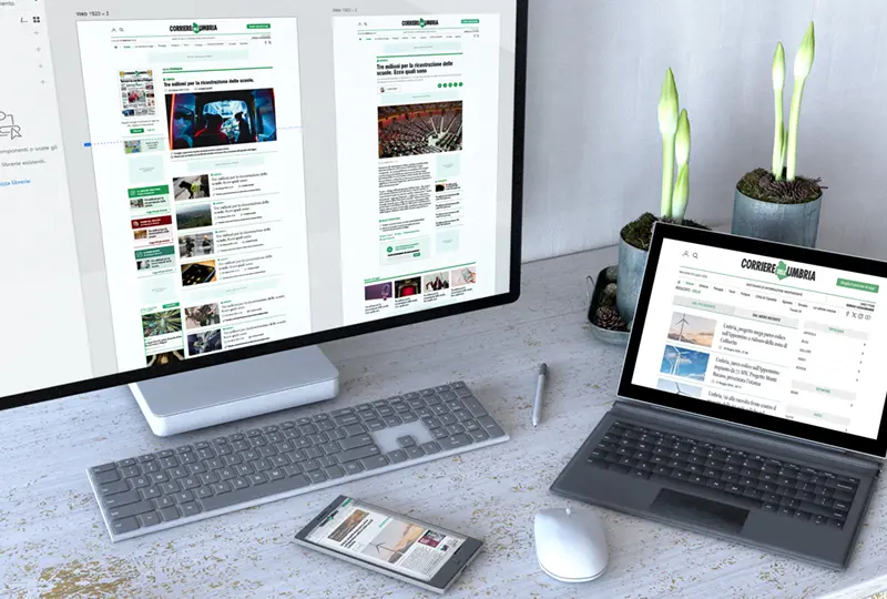 Gruppo Corriere online con i siti nuovi